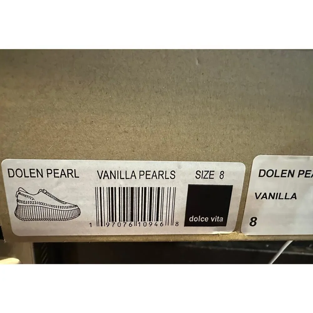 Dolce Vita Dolen Pearl in Vanilla Pearl Size 8